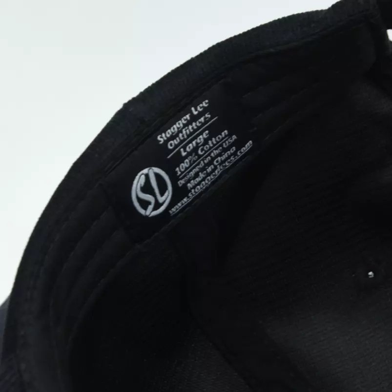 Corduroy 5 Panel Flat Brim Baseball Hat with Minnesota Leather Patches - Stagger Lee Outfitters