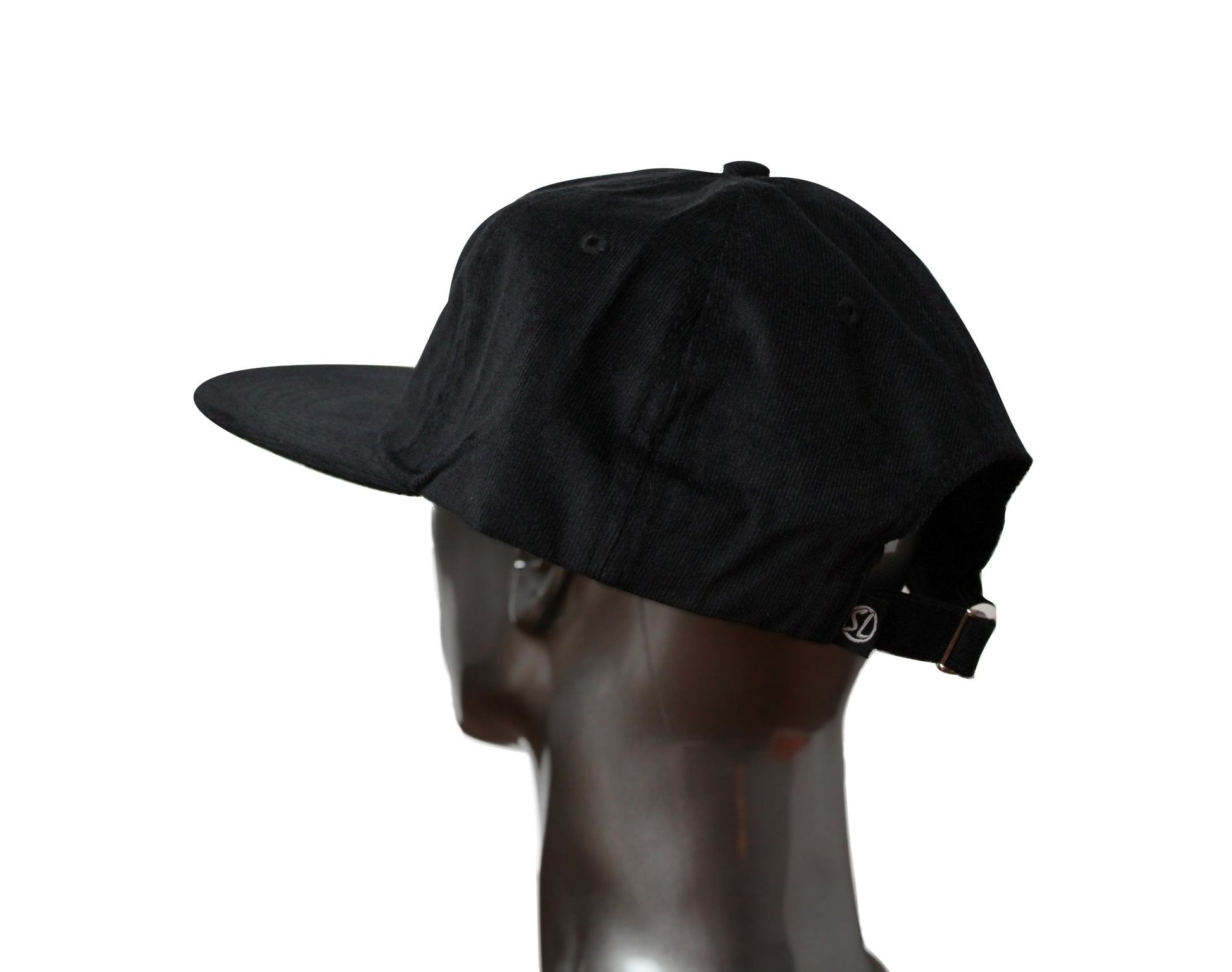 Corduroy 5 Panel Flat Brim Baseball Hat with Minnesota Leather Patches - Stagger Lee Outfitters