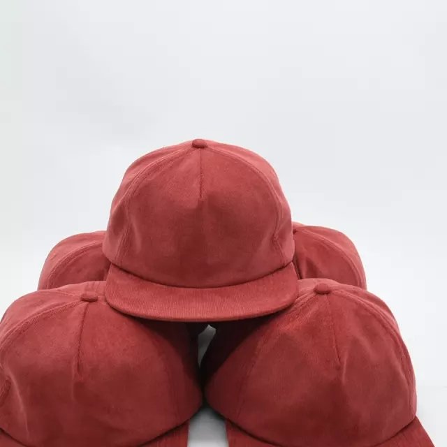 Cotton Corduroy 5 Panel Flat Brim Baseball Hat by Stagger Lee Outfitters - Stagger Lee Outfitters