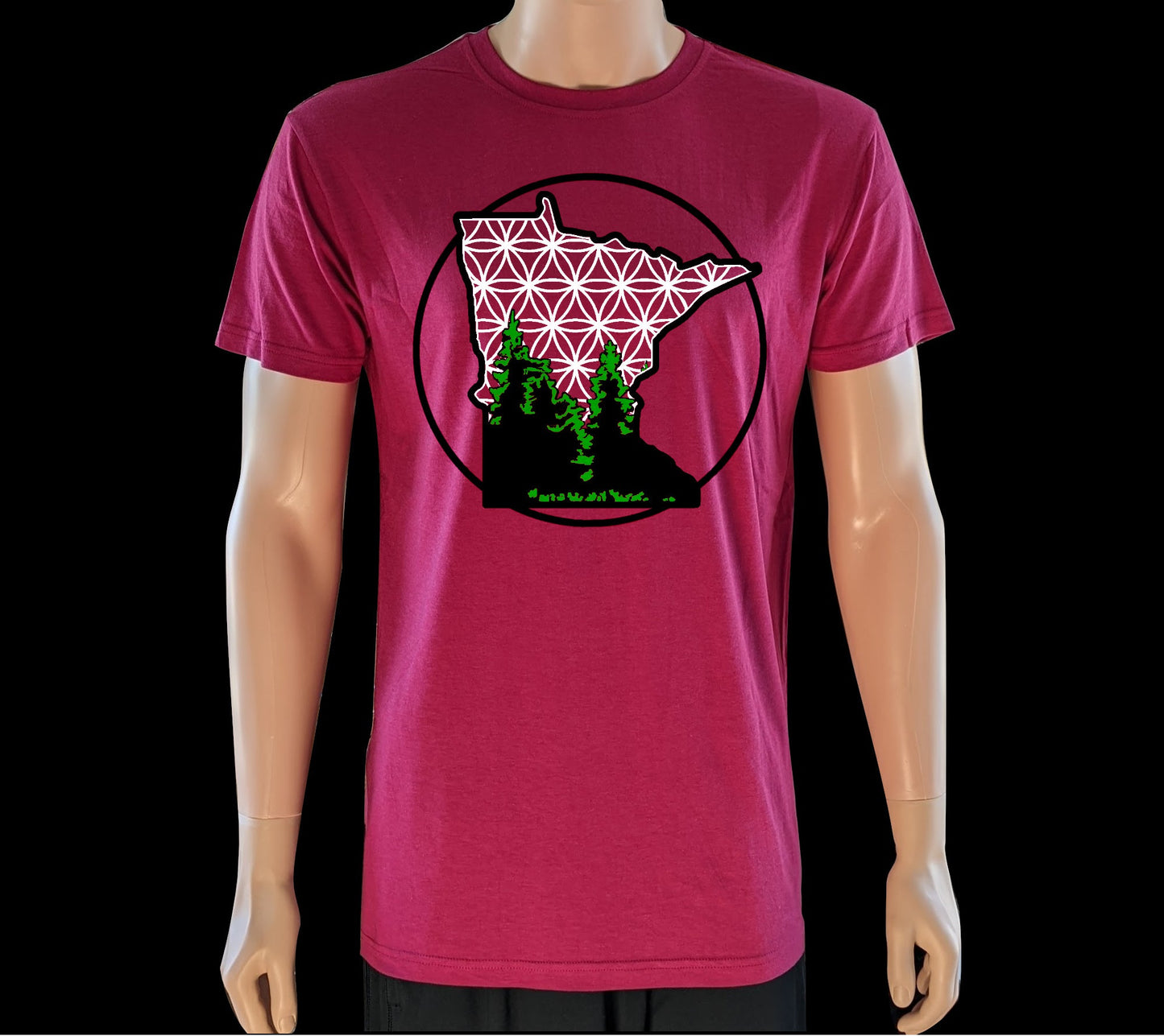 Tri-colored Minnesota Logo Organic Tee - Stagger Lee Outfitters